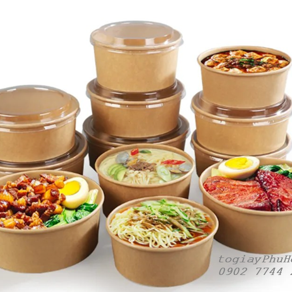 Tô Giấy Kraft 36oz (1030ml)